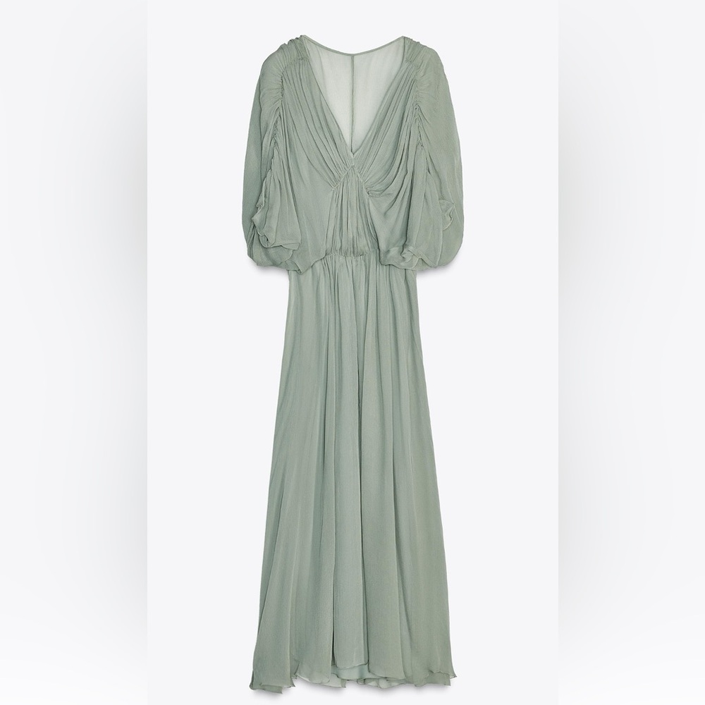 Elegant Sage Green Maxi Dress